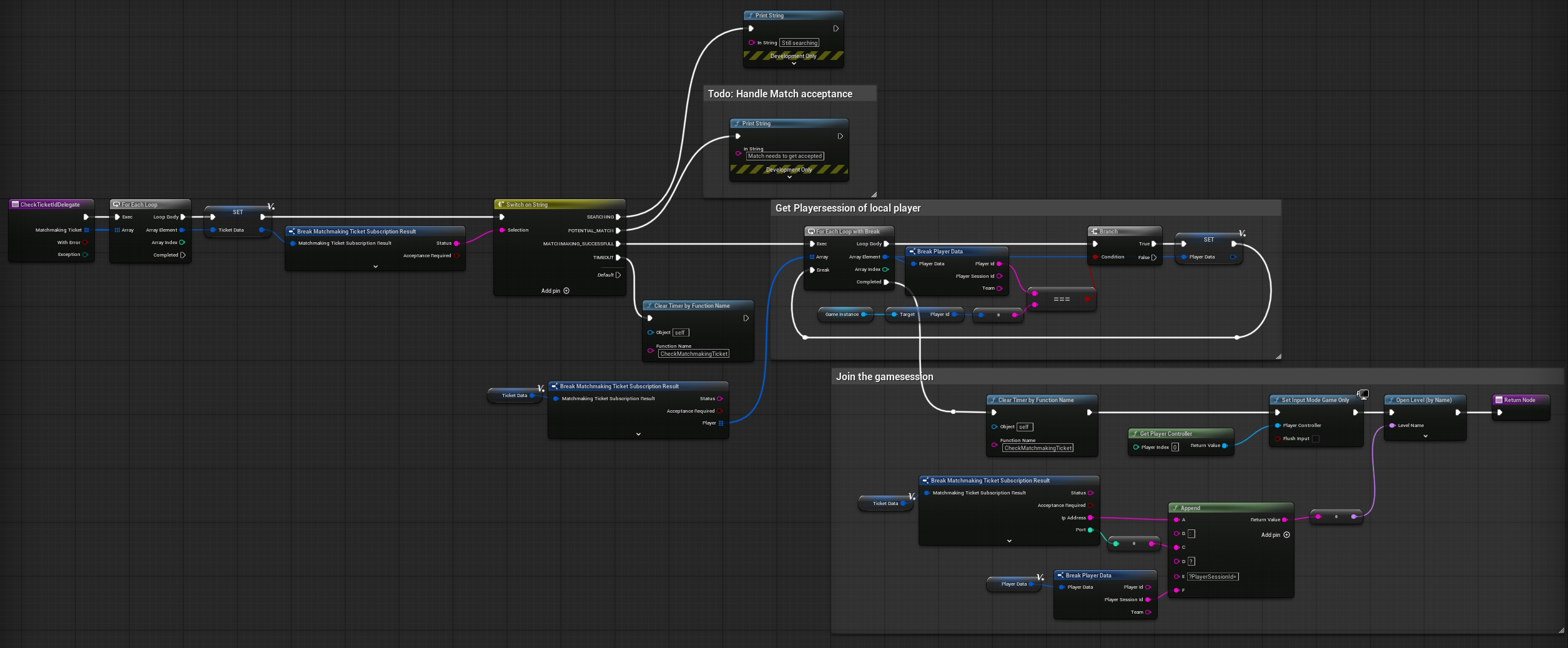 Blueprint ParseTicketResult