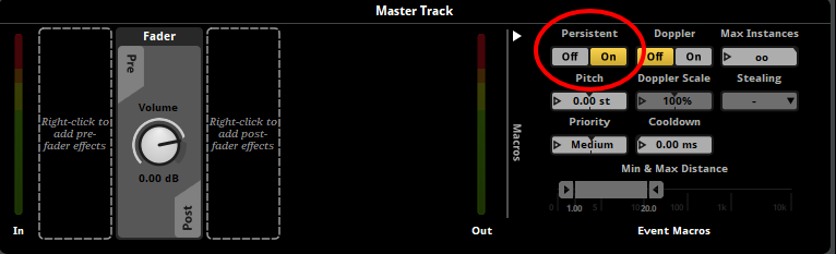 Create an FMOD Audio Event