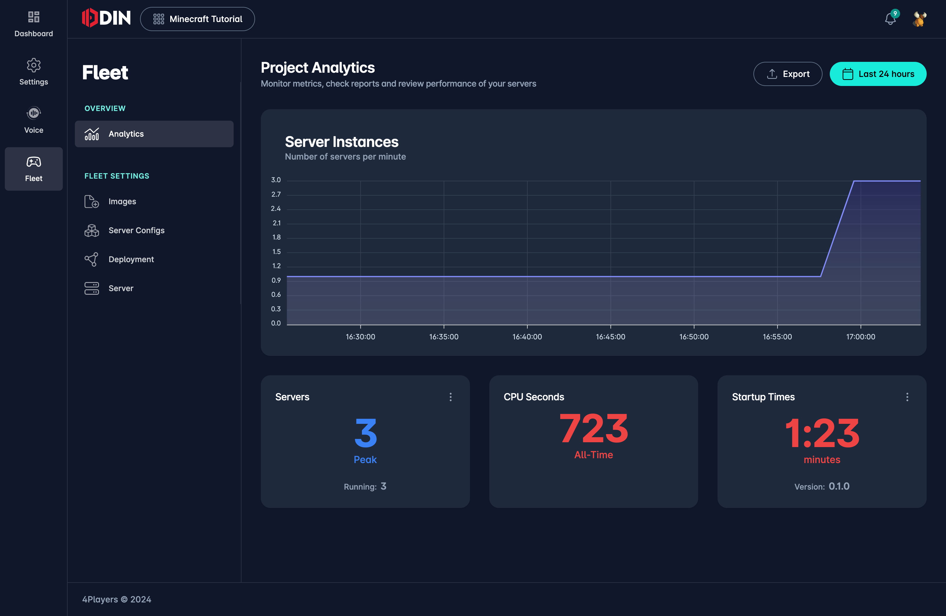 Analytics after scaling up