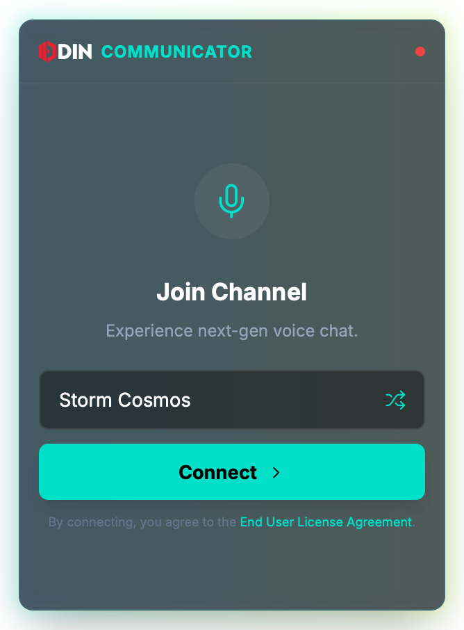 ODIN Communicator Screenshot